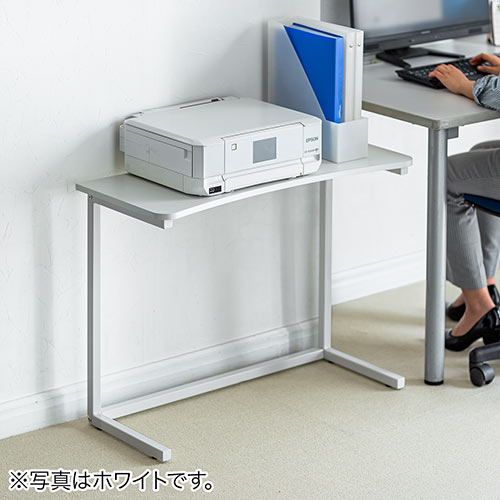 モニター台（モニター上台・ディスプレイ台・プリンタ設置・収納・幅80cm・濃い木目） MR165M サンワサプライ