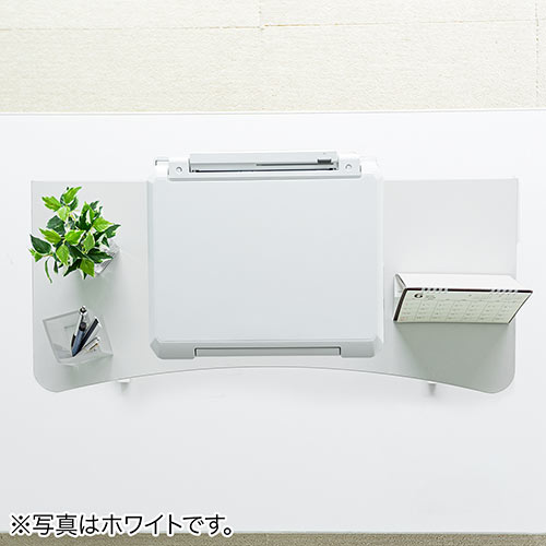 モニター台（モニター上台・ディスプレイ台・プリンタ設置・収納・幅80cm・濃い木目） MR165M サンワサプライ