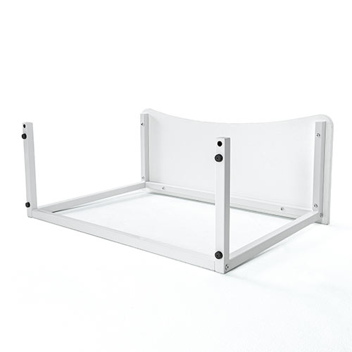 机上ラック（モニター台・卓上・モニター上・収納・プリンター台・幅80cm・奥行35cm・大型モニター対応 ・サイドデスク）