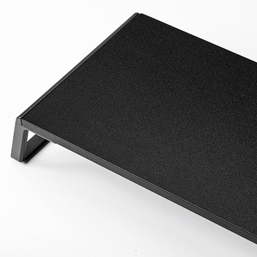 モニター台（机上・USBハブ付き・コンパクト・幅50cm・黒・アルミ）MR170BK サンワサプライ