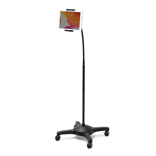 iPad・タブレットアームスタンド（フレキシブルアーム・キャスター付き・フロアスタンド・寝ながら・高さ調節可能・4.5・8・10.5対応）