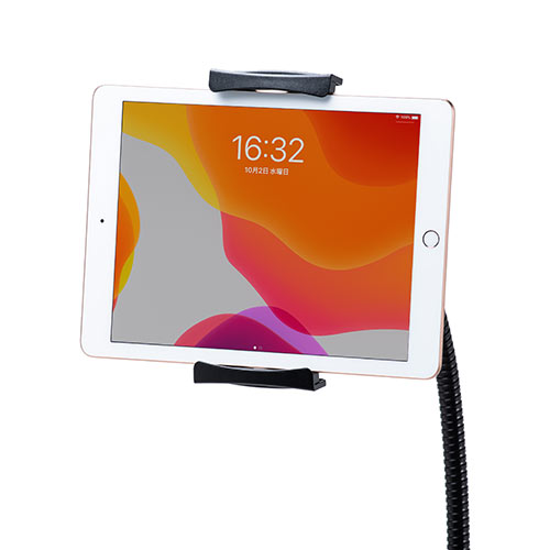 iPad・タブレットアームスタンド（フレキシブルアーム・キャスター付き・フロアスタンド・寝ながら・高さ調節可能・4.5・8・10.5対応）