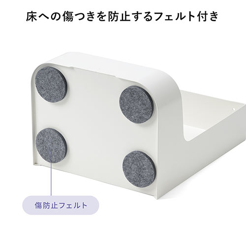 机下収納ボックス 鞄置き オフィス向け整理収納 本立て 小物入れ 収納ラック デスク固定