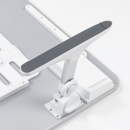 折りたたみデスク（ノートパソコンデスク・高さ調整・角度調整・グレー・幅60cm）