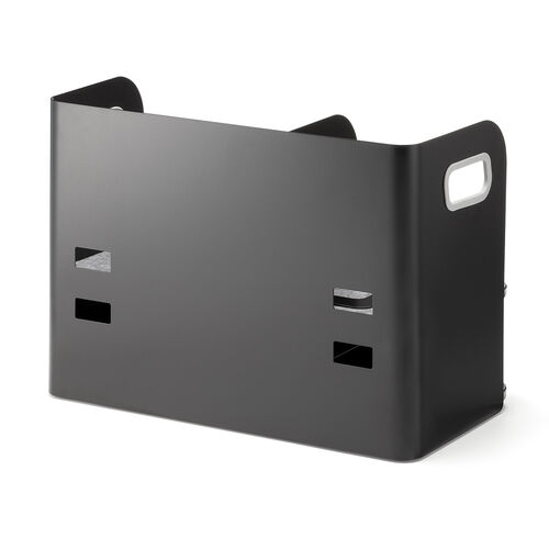 デスク収納ボックス（デスク上置棚・机上収納ボックス・机上台・デスクオーガナイザー・整理整頓・小物収納・卓上収納・A4収納・本・文房具・組み立て不要・ブラック）