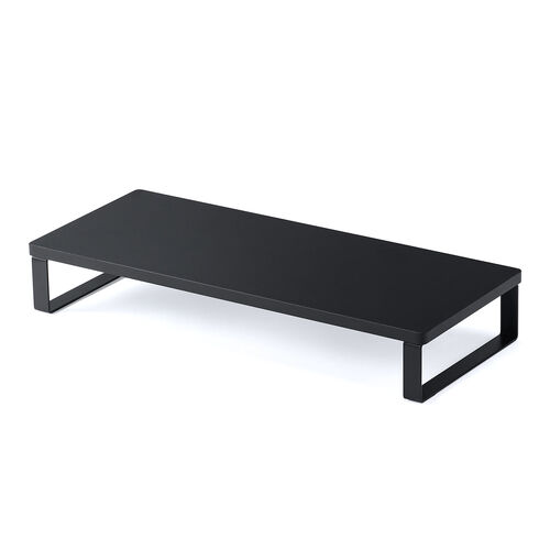 モニター台（机上台・幅60cm・モニター下収納・木製・ブラック）