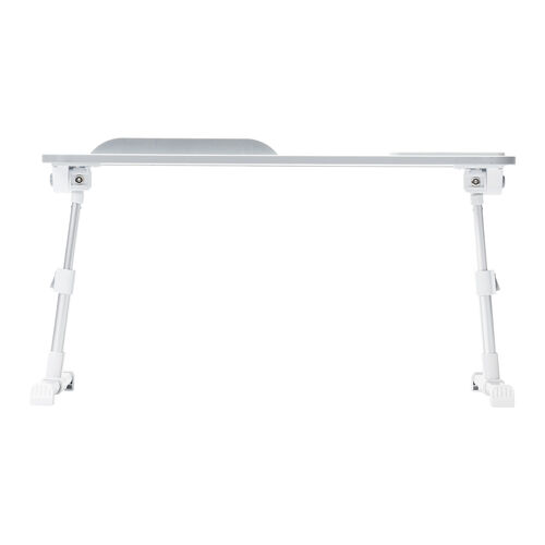 折りたたみデスク（折りたたみテーブル・幅60cm・高さ調整・角度調整対応・組み立て不要・ラップデスク・ローテーブル・木目調・ホワイト）