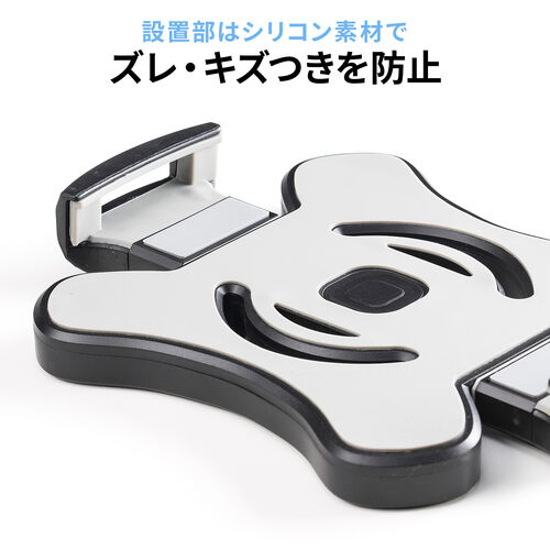 タブレットホルダー（モニターアーム・VESA取り付け・7～16インチ対応・モバイルモニター取付・耐荷重2kg）