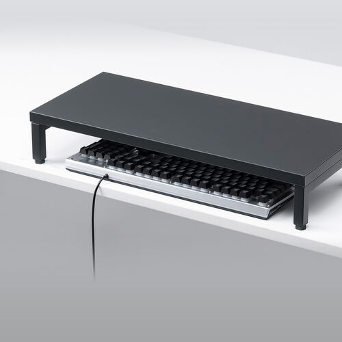 モニター台（机上台・幅60cm・モニター下収納・耐荷重10kg・スチール製）