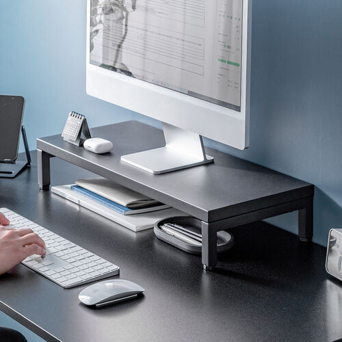 モニター台（机上台・幅60cm・モニター下収納・耐荷重10kg・スチール製）