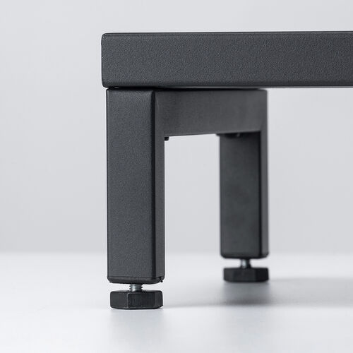 モニター台（机上台・幅60～100cm・モニター下収納・耐荷重5kg・スチール製）