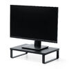 モニター台（机上台・幅40cm・モニター下収納・木製・ブラック）