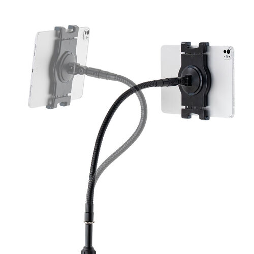 iPadタブレットアームスタンド(フロアスタンド・床置設置・高さ調節可能・寝ながら・ベッド フレキシブル・8～10.9/11インチ対応・ハイブリット授業）