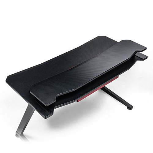 モニター台（机上ラック・卓上・幅100cm以上・ロング・奥行25cm・黒・木製天板・スマホ・タブレット・ノートパソコン・プリンタ・キーボード収納） サンワサプライ MRG001