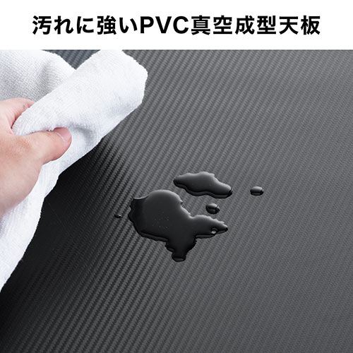 モニター台（机上ラック・卓上・幅100cm以上・ロング・奥行25cm・黒・木製天板・スマホ・タブレット・ノートパソコン・プリンタ・キーボード収納） サンワサプライ MRG001