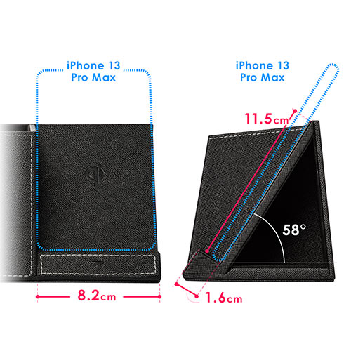 ワイヤレス充電器（Qi対応・小物入れ・リモコンスタンド・iPhone 急速