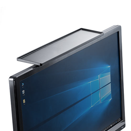 ディスプレイボード・テレビ/モニター上部収納台（小物置・リモコン設置・サウンドバー設置・収納トレー・幅34cm)