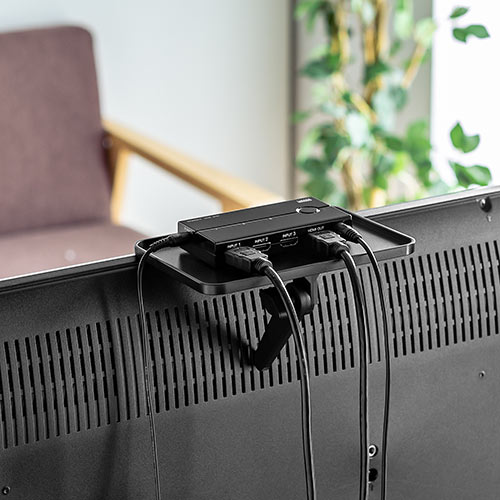 ディスプレイ上収納台（テレビ上収納・ディスプレイボード・WEBカメラ設置台・幅18cm）