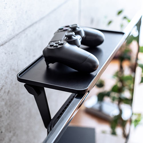 ディスプレイ上収納台（テレビ上収納・ディスプレイボード・WEBカメラ