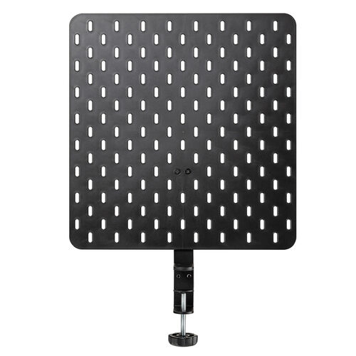 パンチングボード（クランプ式・ケーブルオーガナイザー・ケーブル収納・タップ収納・小物整理・有孔ボード・デスクパネル）