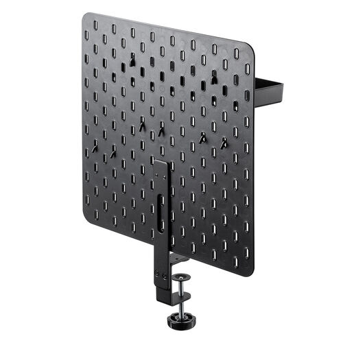 パンチングボード（クランプ式・ケーブルオーガナイザー・ケーブル収納・タップ収納・小物整理・有孔ボード・デスクパネル）