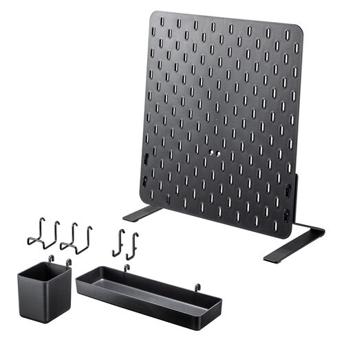 パンチングボード（スタンド式・ケーブルオーガナイザー・ケーブル収納・タップ収納・小物整理・有孔ボード・デスクパネル）
