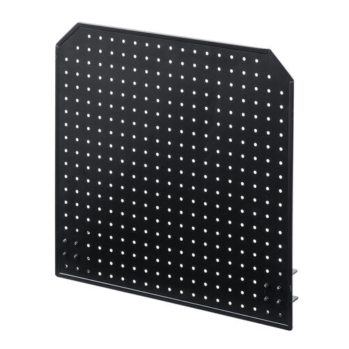 ケーブルオーガナイザー（クランプ固定・パンチングボード・25mmピッチ・ケーブル・タップ・小物収納・デスクパネル）