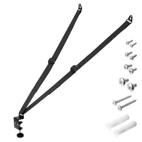 耐震ベルト（テレビ転倒防止ベルト・VESA設置・地震対策・クランプ・壁固定） PL023