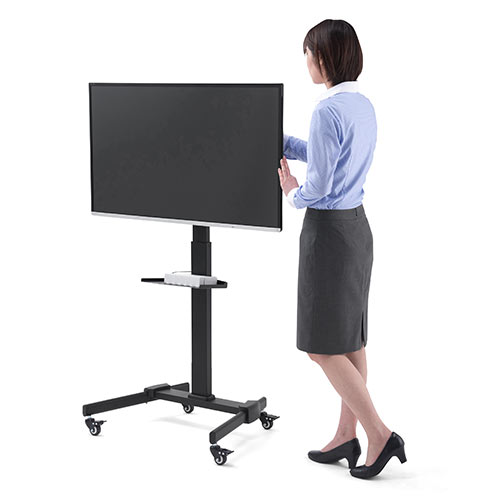 テレビスタンド（ハイタイプ・キャスター・移動式・32～55インチ