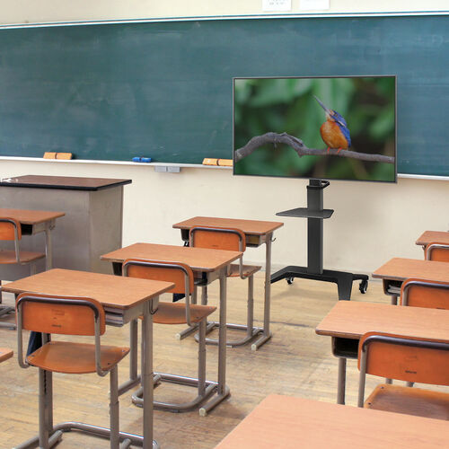 テレビスタンド｜ハイタイプ・キャスター付・高さ調整・65/75インチ対応