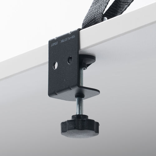 テレビ転倒防止ベルト（VESA取付・クランプ上下固定対応・穴あけ不要・壁固定対応・ブラック）