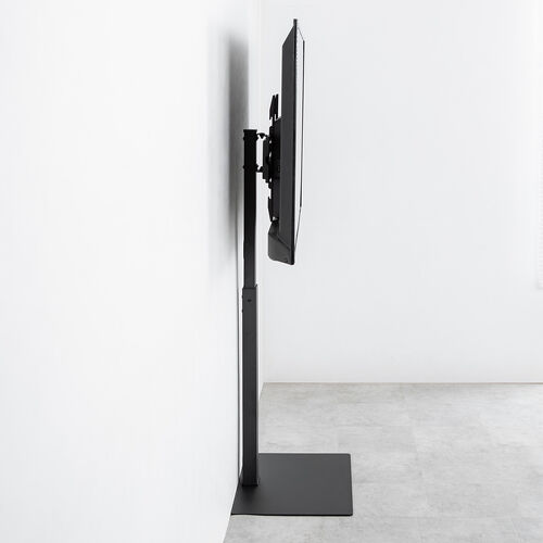 【アウトレット】テレビスタンド（壁寄せ・首振り・65インチ対応・高さ調節3段階・大型・据え置き）