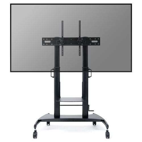 テレビスタンド（100型・100インチ対応・上下昇降・手動・ディスプレイスタンド・キャスター付・ハイタイプ）