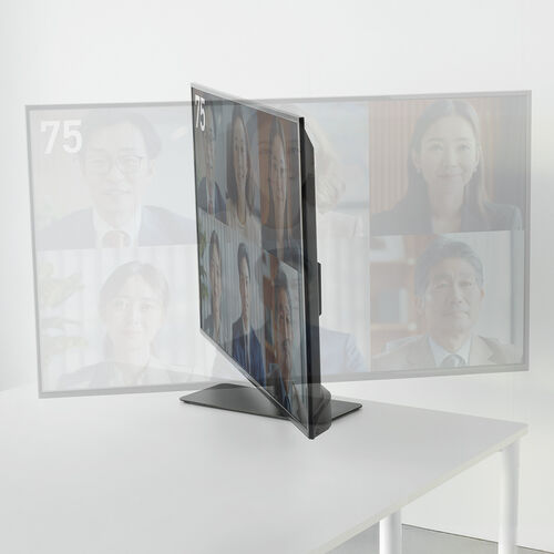 テレビスタンド（卓上・首振り・壁寄せ・テレビ台・高さ調整3段階対応・75インチ・耐荷重50kg）