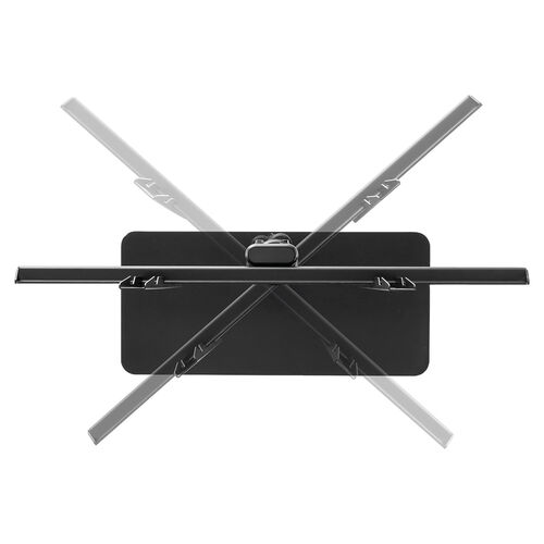 テレビスタンド（卓上・首振り・壁寄せ・テレビ台・高さ調整3段階対応・75インチ・耐荷重50kg）