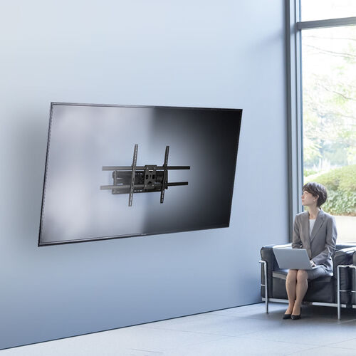 テレビ壁掛け金具（100kg耐荷重・大画面テレビ・55-100インチ対応・VESA1000×600まで対応・壁面距離調整可・角度調整可）