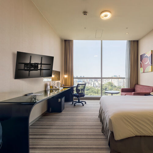 テレビ壁掛け金具（100kg耐荷重・大画面テレビ・55-100インチ対応・VESA1000×600まで対応・壁面距離調整可・角度調整可）