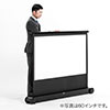 100インチ自立式プロジェクタースクリーン｜16:9・4K対応｜サンワサプライ【PRS015】