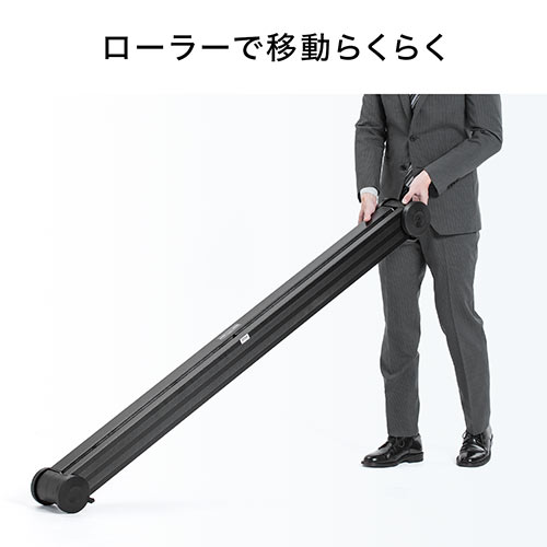 100インチ自立式プロジェクタースクリーン｜16:9・4K対応｜サンワサプライ【PRS015】