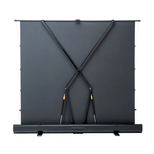 プロジェクタースクリーン／自立式／80インチ／超短焦点対応／難燃素材