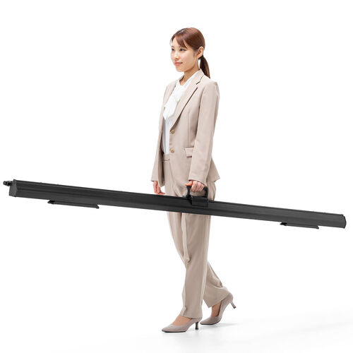 プロジェクタースクリーン（100インチ・軽量・ポータブル・収納付・4K対応・会議室・ホームシアター用）