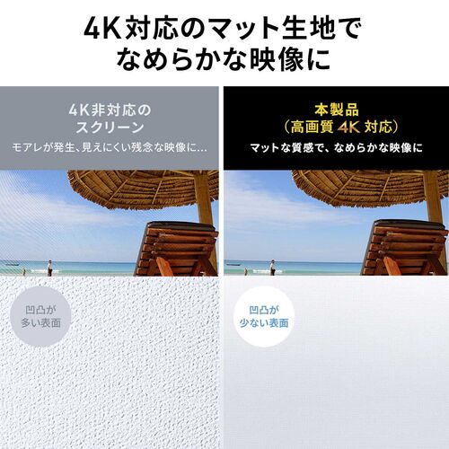 プロジェクタースクリーン（120インチ・自立式・16:9・超短焦点・4K対応・タブテンション・高さ調整・収納ケース一体型・会議・展示会・スポーツ観戦用）