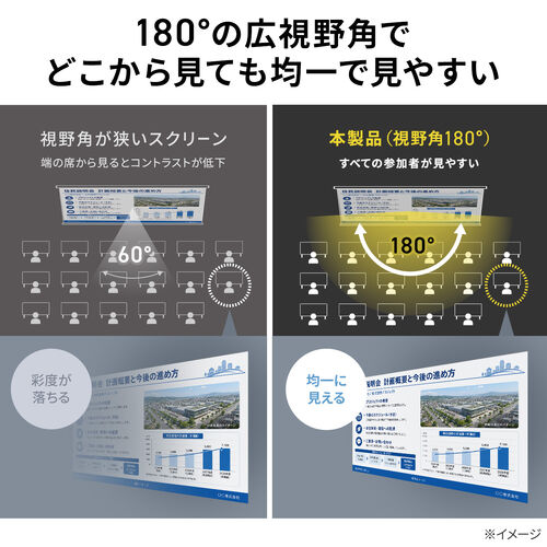 プロジェクタースクリーン（120インチ・自立式・16:9・超短焦点・4K対応・タブテンション・高さ調整・収納ケース一体型・会議・展示会・スポーツ観戦用）