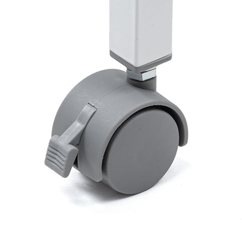 プロジェクター台（キャスター付・消毒液台・ノートパソコン台・電話台・シンプル・受付・マルチスタンド・ホワイト）