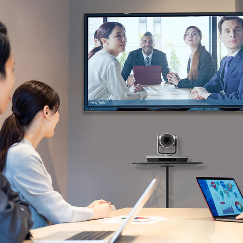 プロジェクター台（天板タイプ・高さ調整70～120cm・リモコン用トレイ付き・プロジェクタースタンド・フロアスタンド・ブラック）