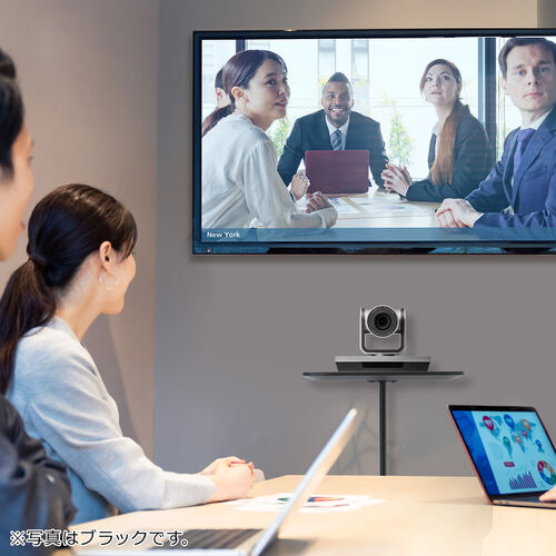 プロジェクター台（プロジェクタースタンド・フロアスタンド高さ調整70～120cm・トレイ付属・ホワイト）