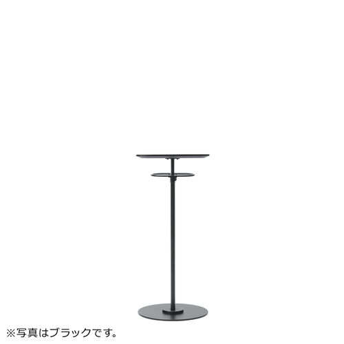 プロジェクター台（プロジェクタースタンド・フロアスタンド高さ調整70～120cm・トレイ付属・ホワイト）