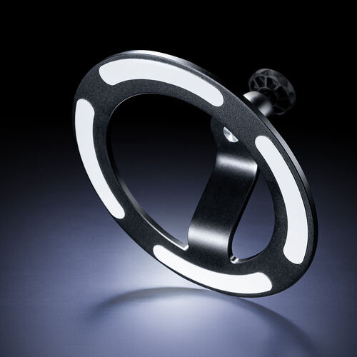 プロジェクタースタンド（天井投影・卓上・小型・上向き耐荷重5kg・アルミ・軽量・滑り止め付）