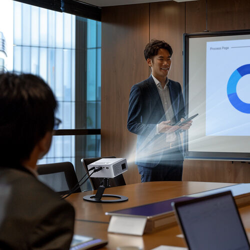 プロジェクタースタンド（天井投影・卓上・小型・上向き耐荷重5kg・アルミ・軽量・滑り止め付）