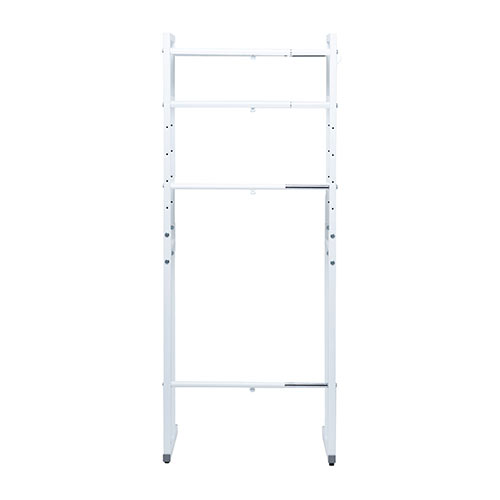 【アウトレット･訳あり・セール】収納ラック マルチラック 洗濯機ラック ランドリーラック シュレッダーラック 幅46～57.8cm・高さ109～145cm）